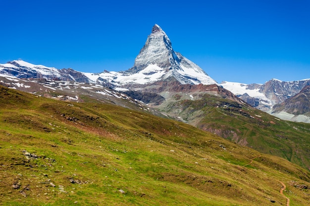 Pasmo górskie Matterhorn w Szwajcarii