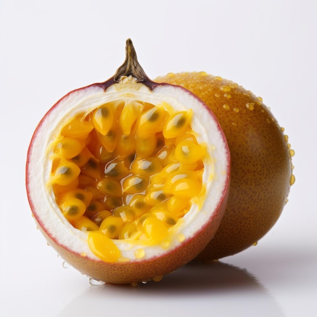 Zdjęcie passion fruit - wizualna rozkosz w fotografii nanopunk