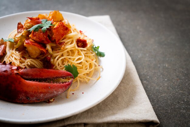 Pasta All'astice Lub Lobster Spaghetti