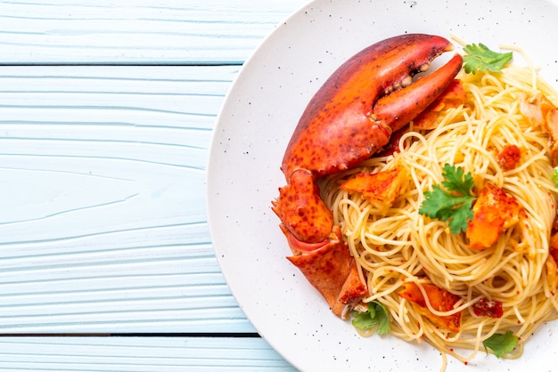 Pasta all&#39;astice lub Lobster spaghetti