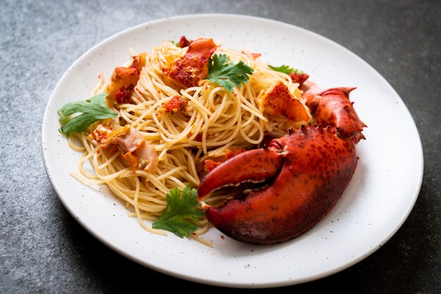 Pasta all&#39;astice lub Lobster spaghetti