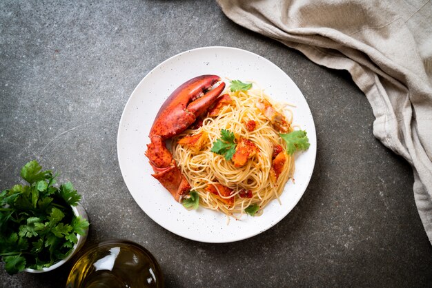 Pasta all&#39;astice lub Lobster spaghetti