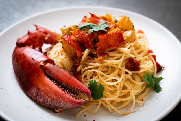 Pasta all&#39;astice lub Lobster spaghetti