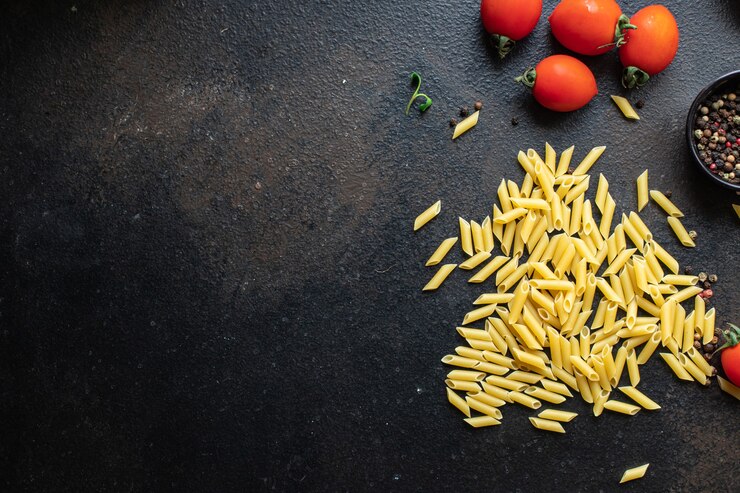 Zdjęcie pasta penne durum pszenica trend przekąska
