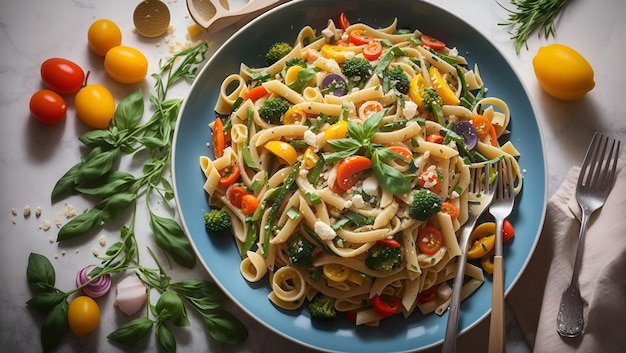 Zdjęcie pasta primavera