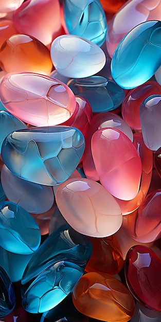 Pastel_coloured_translucent_glass_water_stones_overlappi