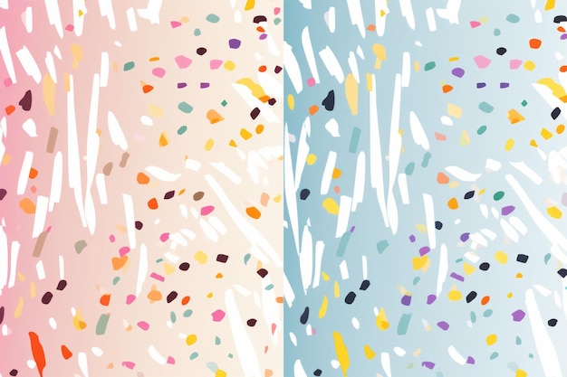 Pastel Confetti fascynujący zestaw 32 wzorów z PNG pędzlem