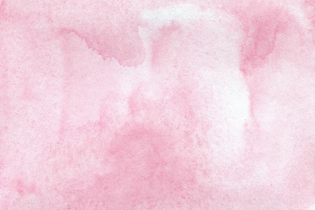 Pastelowe Różowe Abstrakcyjne Tło Akwarela Na Papierze Z Teksturą