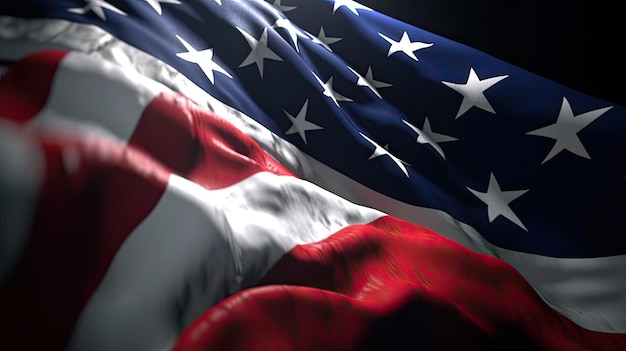 Patriotyczna amerykańska flaga tło Święto Pracy koncepcja