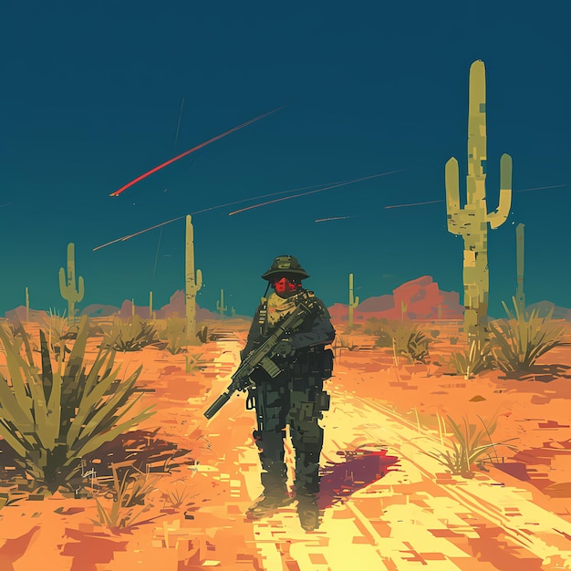 Patrolowanie pustynnego organu bezpieczeństwa
