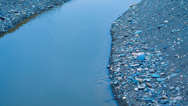 Pebble Beach naturalne tło przestrzeń kopiowania