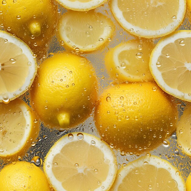 Pęczek cytryn jest w szklance wody z napisem cytryny.
