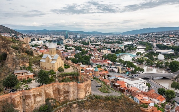 Zdjęcie pejzaż miejski tbilisi