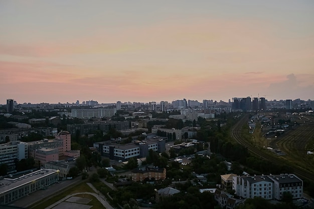 Pejzaż Z Lotu Ptaka Piękne Niebo