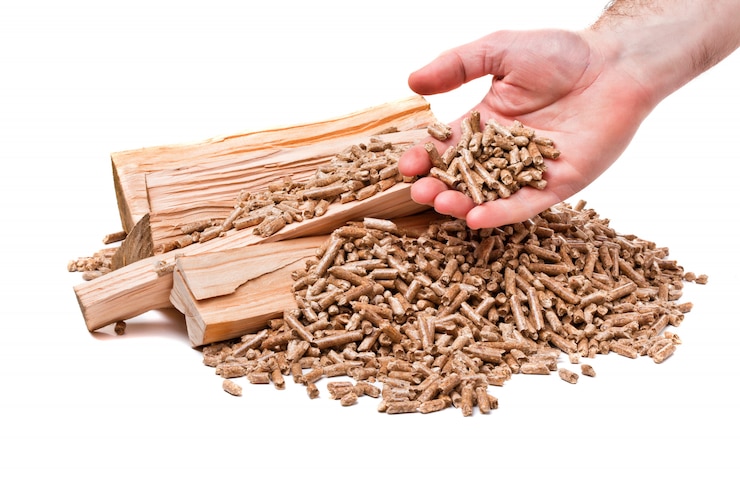 Zdjęcie pellet drzewny