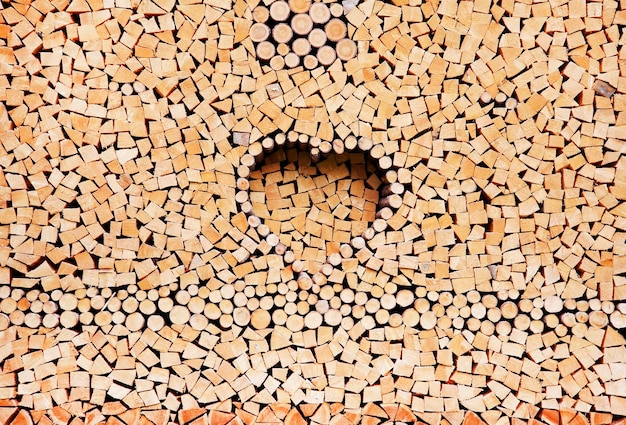 Zdjęcie pełna kadra drewna