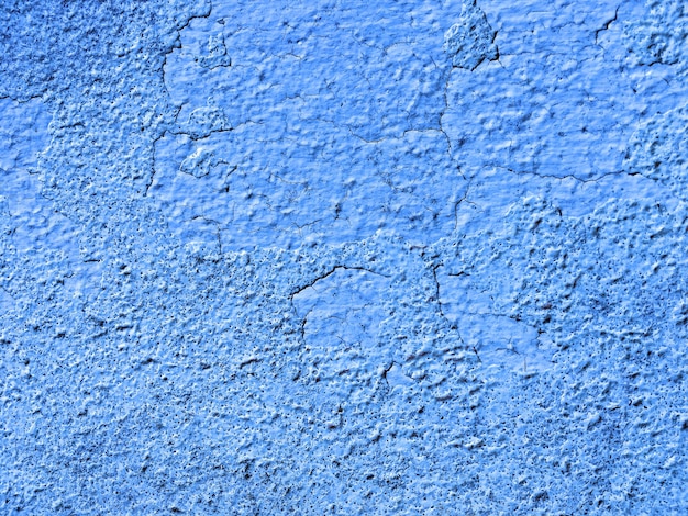 Zdjęcie pełna kadra niebieskiej ściany