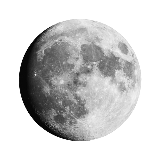Zdjęcie pełna księżyc png naklejka astronomia przejrzyste tło