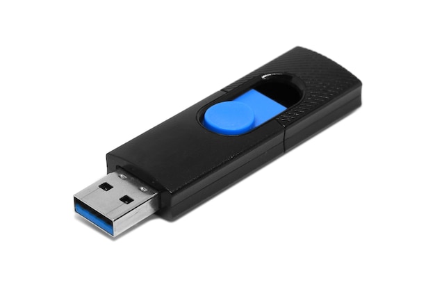 Pendrive Usb Data Na Białym Tle