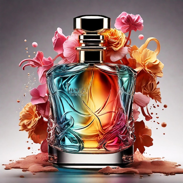 perfumy z kwiatowym aromatem burst generative ai
