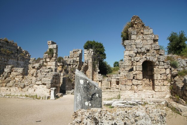 Perge Starożytne miasto w Antalyi Turkiye