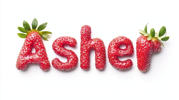 Personalizowana pocztówka idealna do dekoracji stworzonej w Strawberry Typography