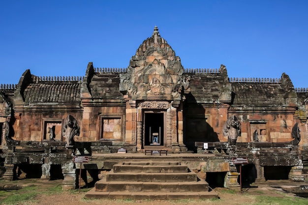 Phanom Rung Castle to górzysty kamienny zamek Ancient Khmer Art. No.