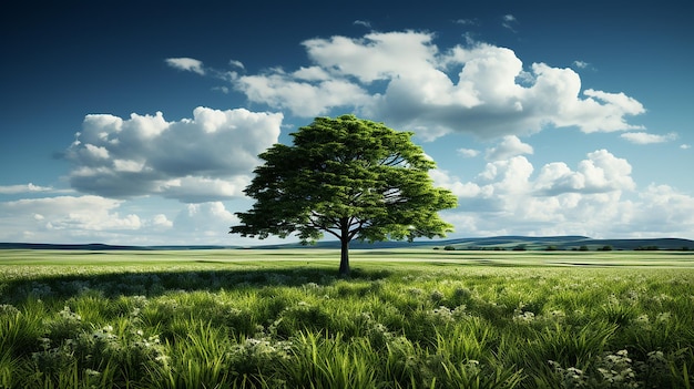 photo_3d_render_of_a_tree_in_a_sunny_landscape
