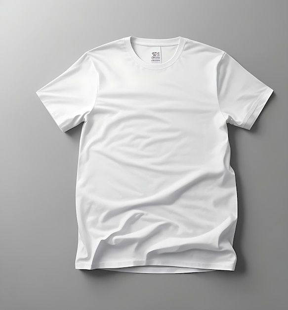 Photo Blank White TShirt Photo HighQuality Mockup dla projektów odzieży