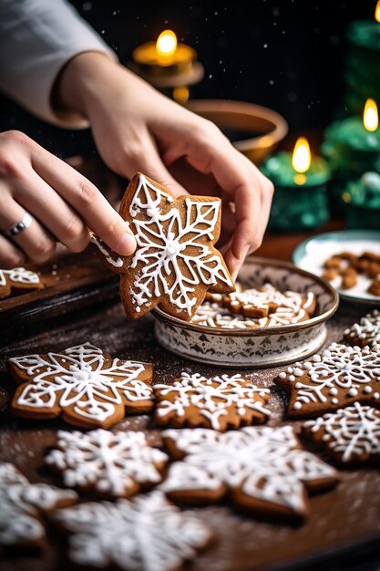 Photo_christmas_baking_tradition_gingerbread_cookies