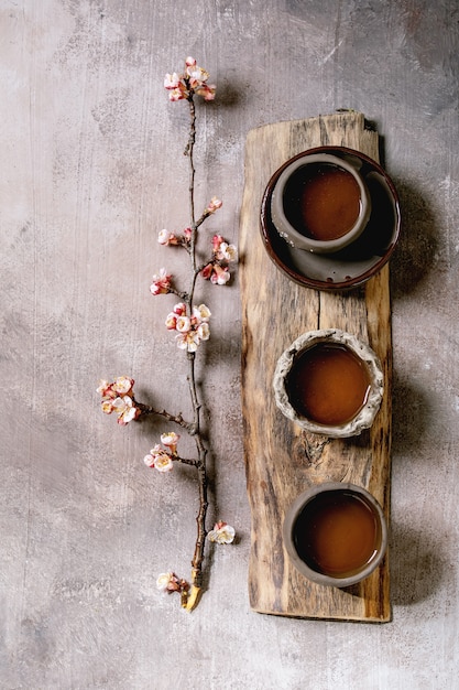 Picie herbaty w stylu sabi