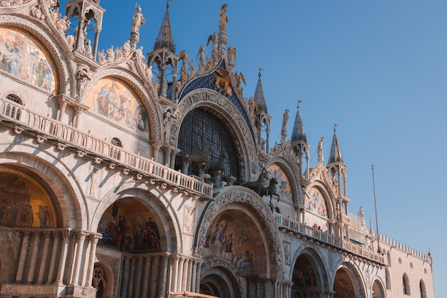 Piękna bazylika św. Marka w Wenecji we Włoszech