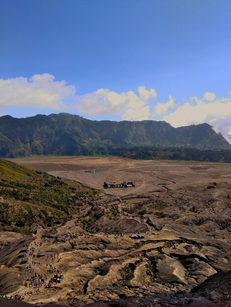 Zdjęcie piękna bromo wspaniała indonezja