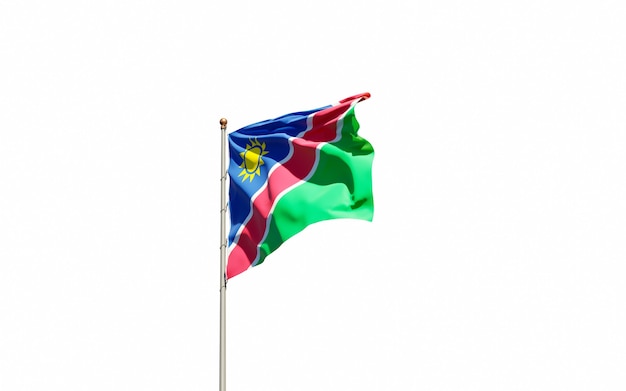 Piękna Flaga Państwowa Namibii