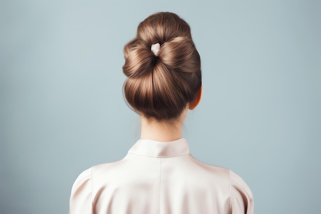 piękna fryzura Chignon