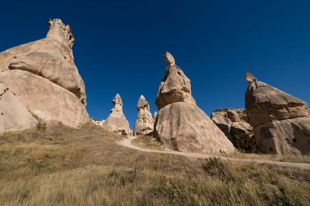 Piękna górska sceneria Kapadocji