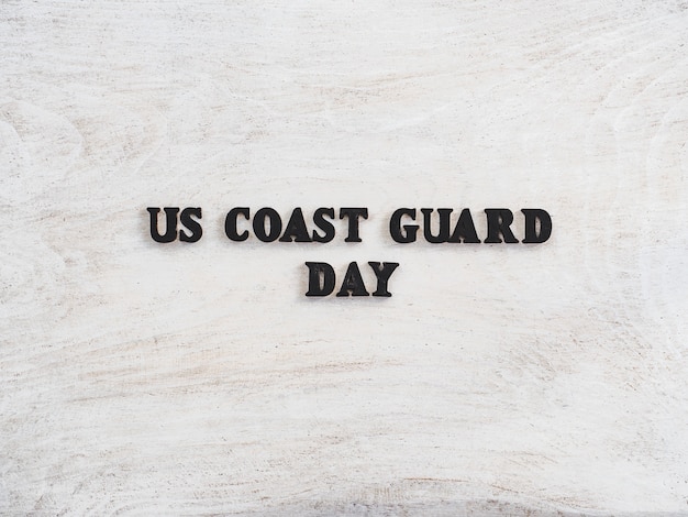 Piękna Karta Na Dzień Straży Przybrzeżnej Usa
