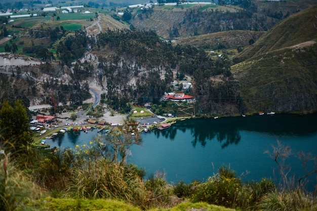 piękna laguna sierra de ecuador