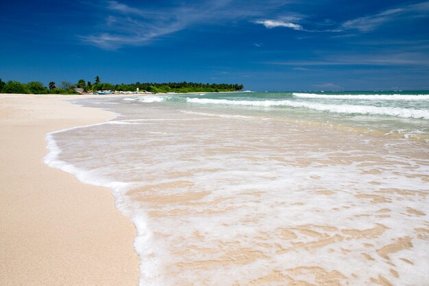 piękna plaża i tropikalne morze