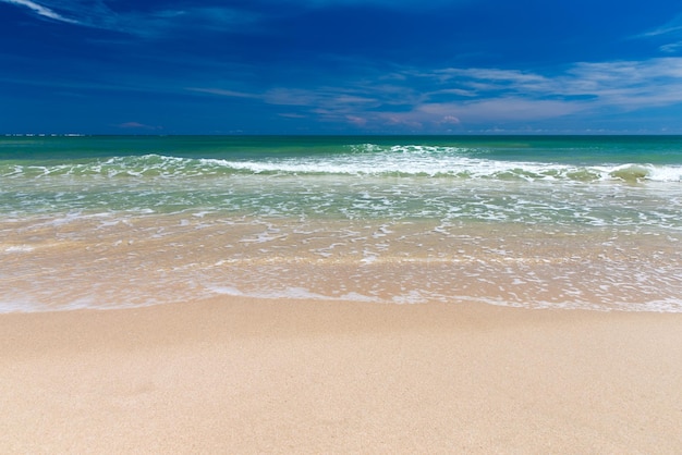 Piękna plaża i tropikalne morze