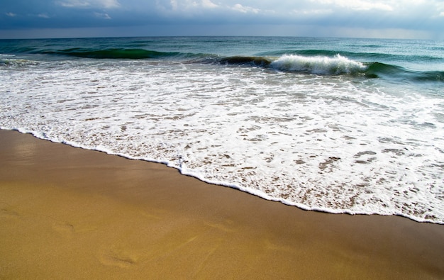 Zdjęcie piękna plaża i tropikalne morze