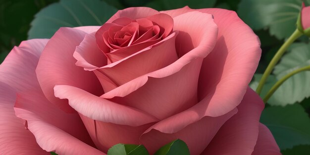 Piękna różowa róża z bliska Kwiatowe tło Miękkie skupienie