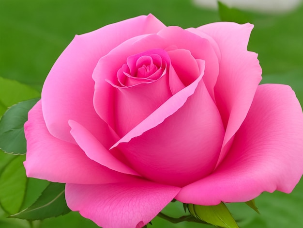 Piękna różowa róża