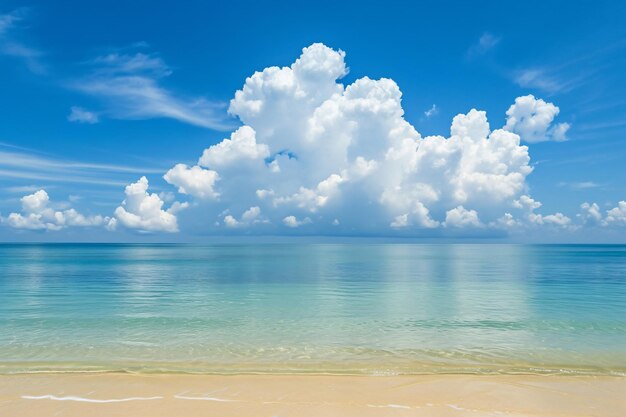 piękna tropikalna pustka plaża morze ocean zdjęcie