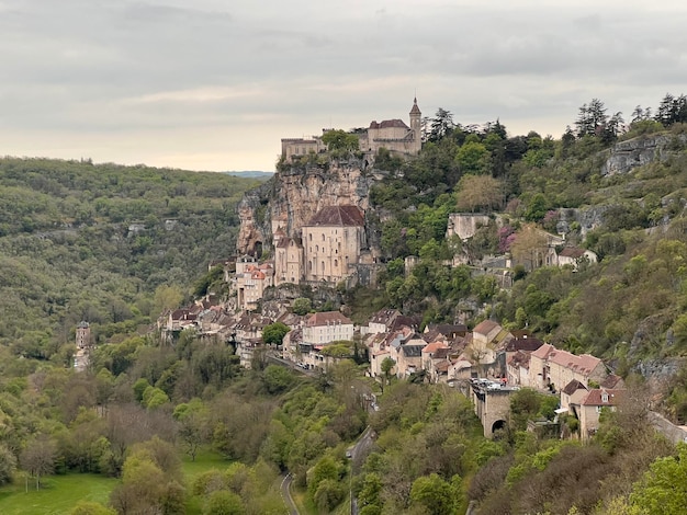 Piękna wioska Rocamadour w departamencie Lot na południowy zachód od Francji?