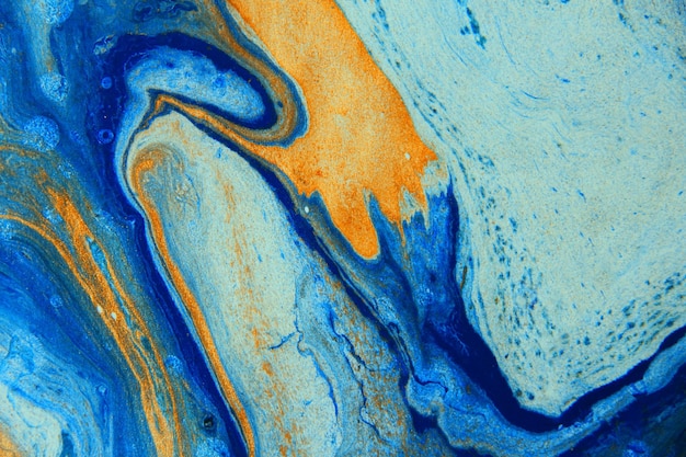 Piękne abstrakcyjne tło Solor mieszane farby akrylowe Abstrakcyjny ocean SZTUKA Naturalny luksus Kamienie takie jak marmur zawierają całą historię i tajemnice Ziemi