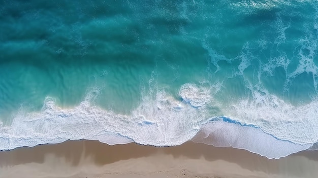 Piękne fale oceanu Plaża tła wielki projekt dla wszelkich celów Tło podróży Letnie wakacje Tropikalna plaża