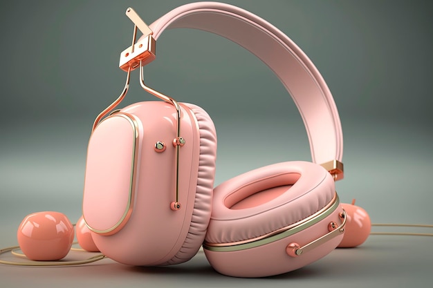 piękne i nowoczesne modele słuchawek, kreatywne AI