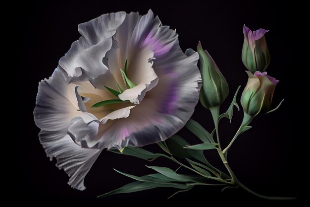 Piękne i świeże kwiaty Lisianthus