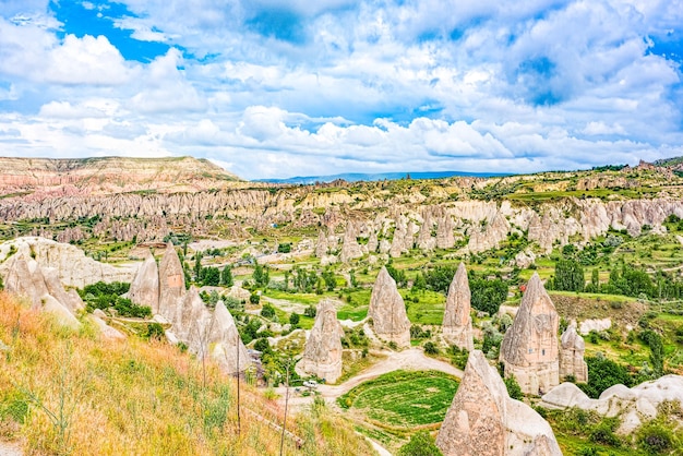 Piękne i wyjątkowe naturalne miejsce w Kapadockiej Dolinie Miłości Turkiye